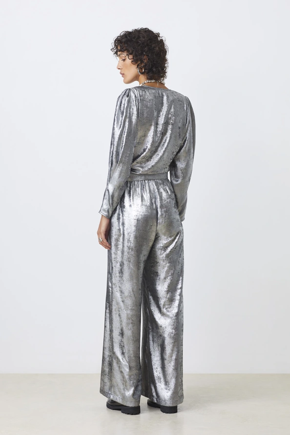 Pantaloni Jake larghi metallizzati - immagine 3